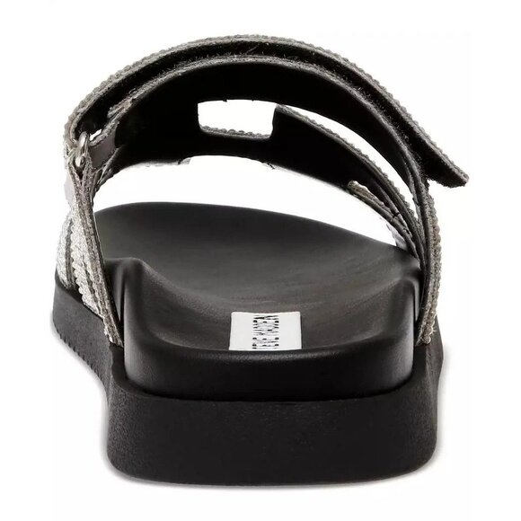 Steve Madden Women's Mayven-r Rhinestone Slide Sandals - Picture 4 of 5